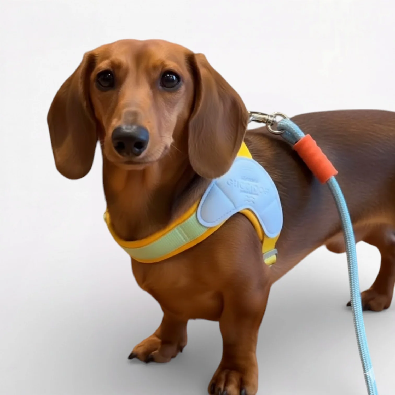 BreezyPaws Dachshund Harness Leash Set – Breathable Summer No-Pull Design