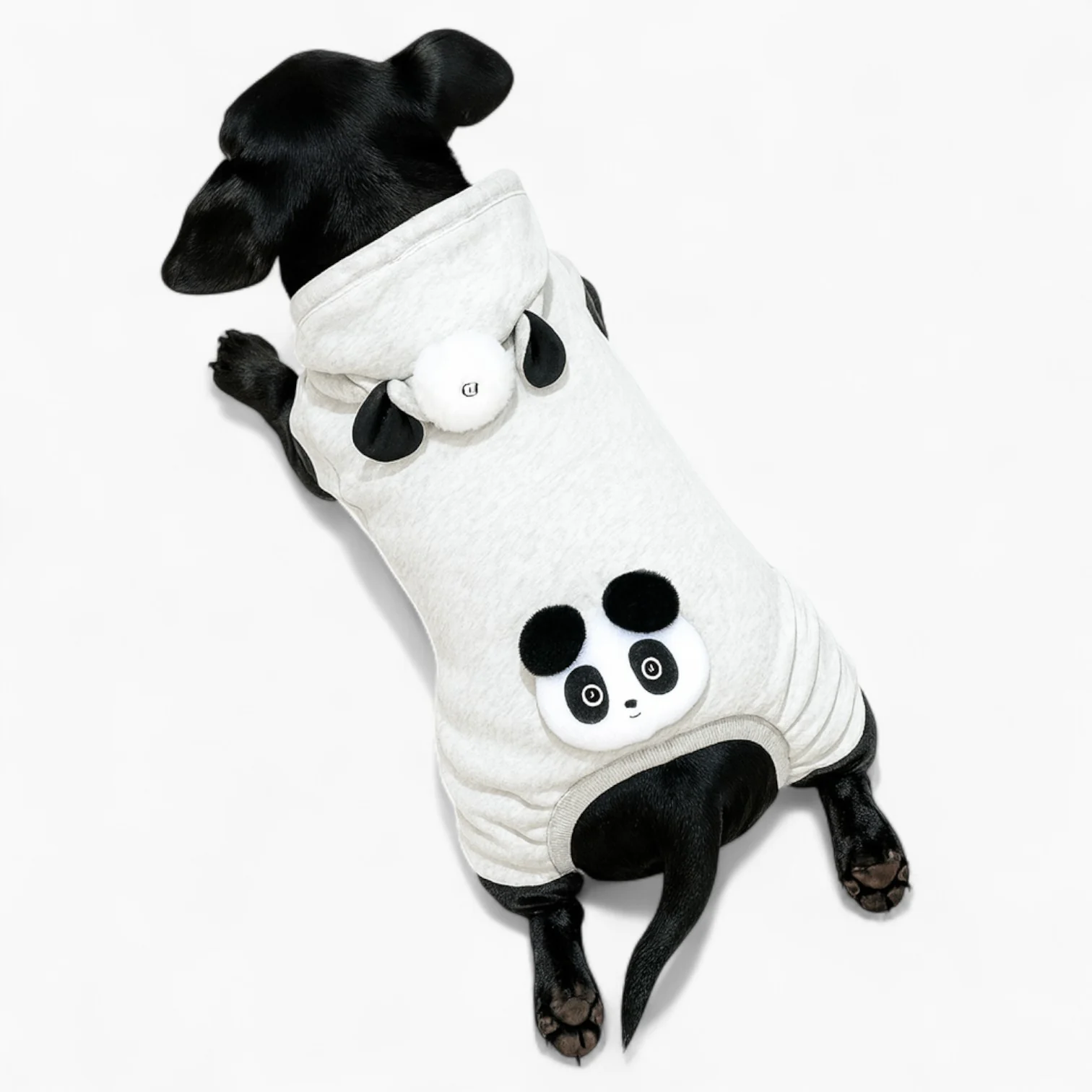 PandaPup Dachshund Hoodie – Cute Plush Four-Legged Dog Outfit