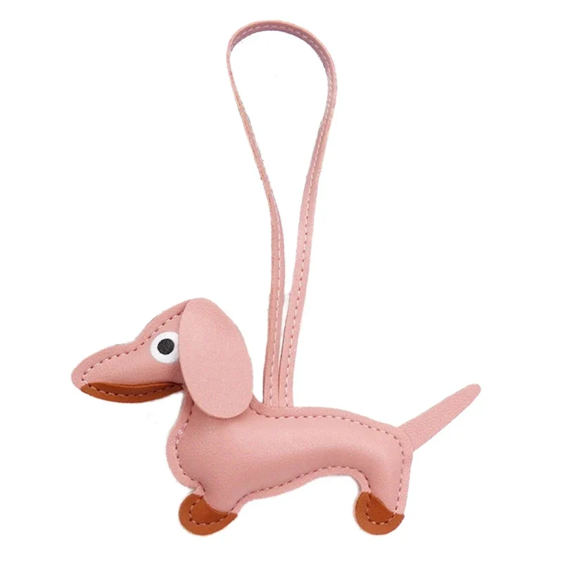 LeatherLove Whimsical Dachshund Keychain in Premium PU Leather - Image 14