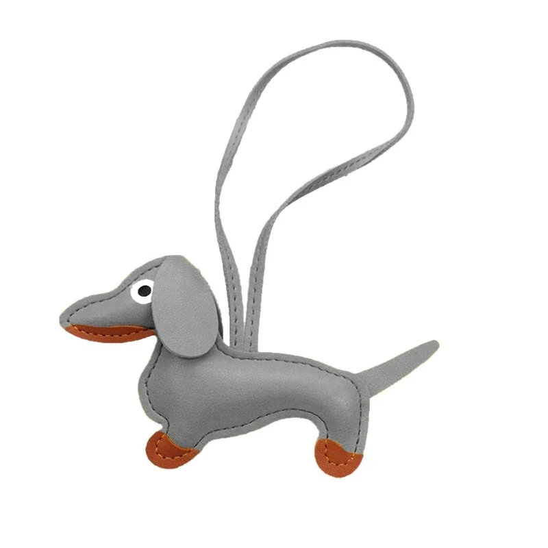 LeatherLove Whimsical Dachshund Keychain in Premium PU Leather - Image 16