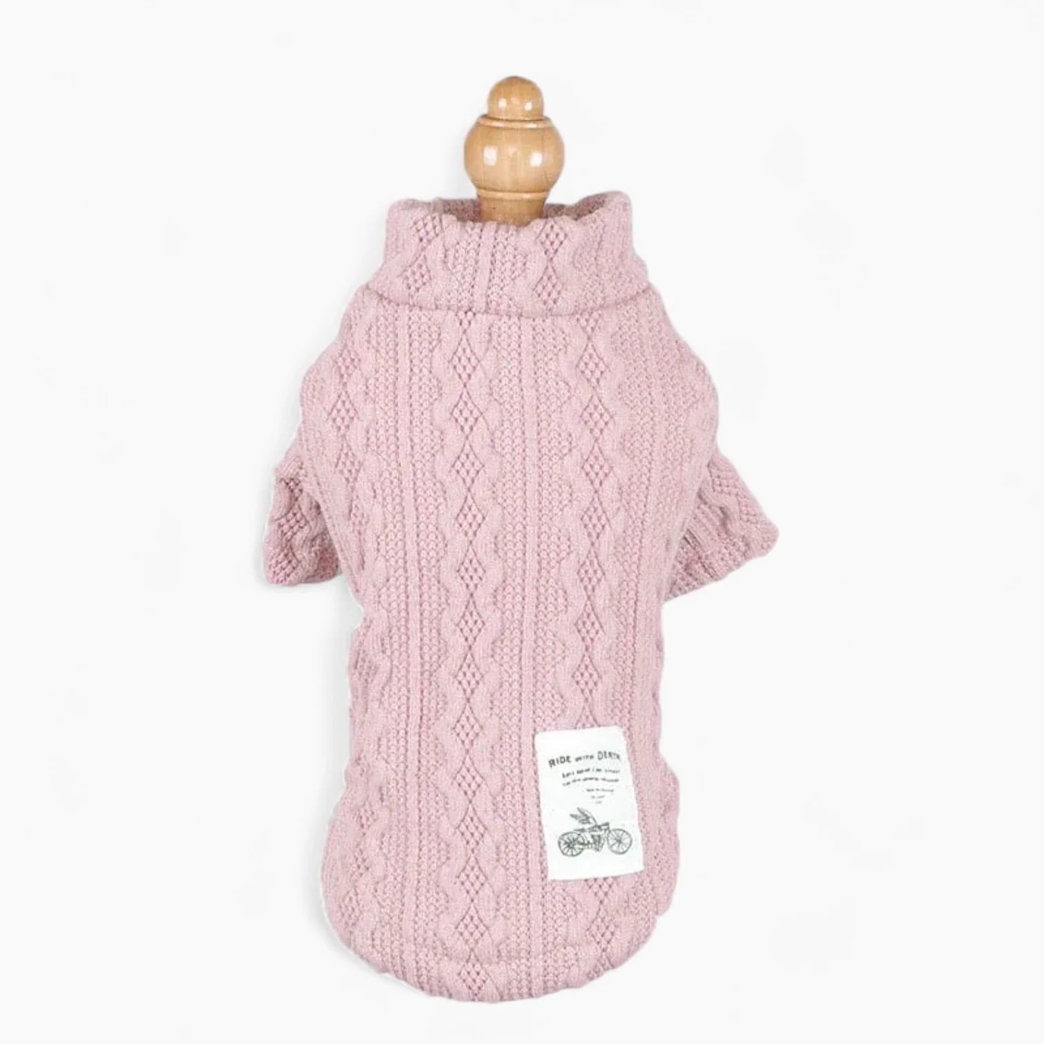 WinPaw Dachshund Knit Sweater – Winter Warm Turtleneck Dog Clothe - Image 4