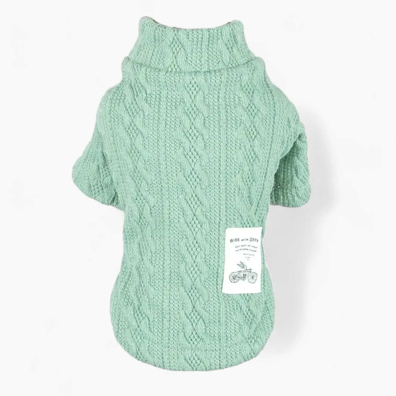 WinPaw Dachshund Knit Sweater – Winter Warm Turtleneck Dog Clothe - Image 7