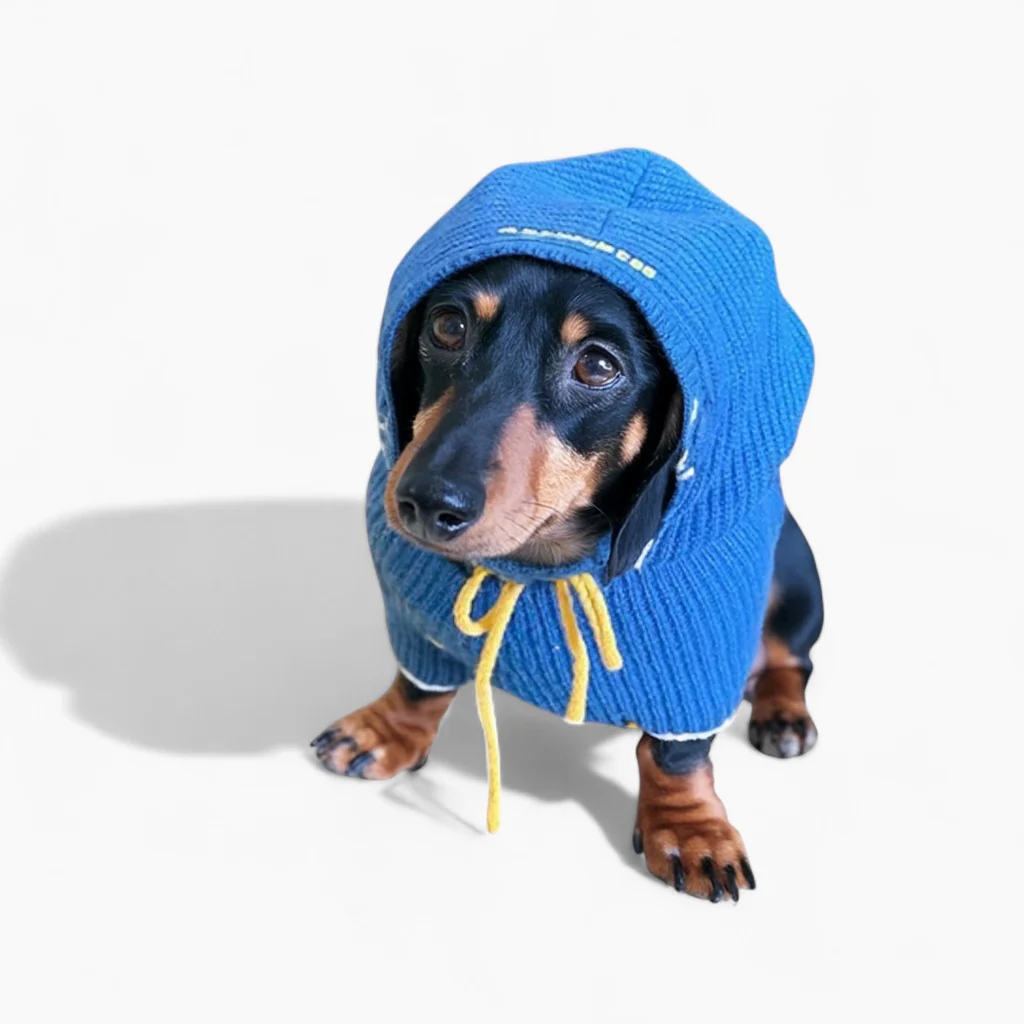 WagPup Dachshund Knitted Wool Hat – Cozy Colorful Dog Scarf Hats - Image 5