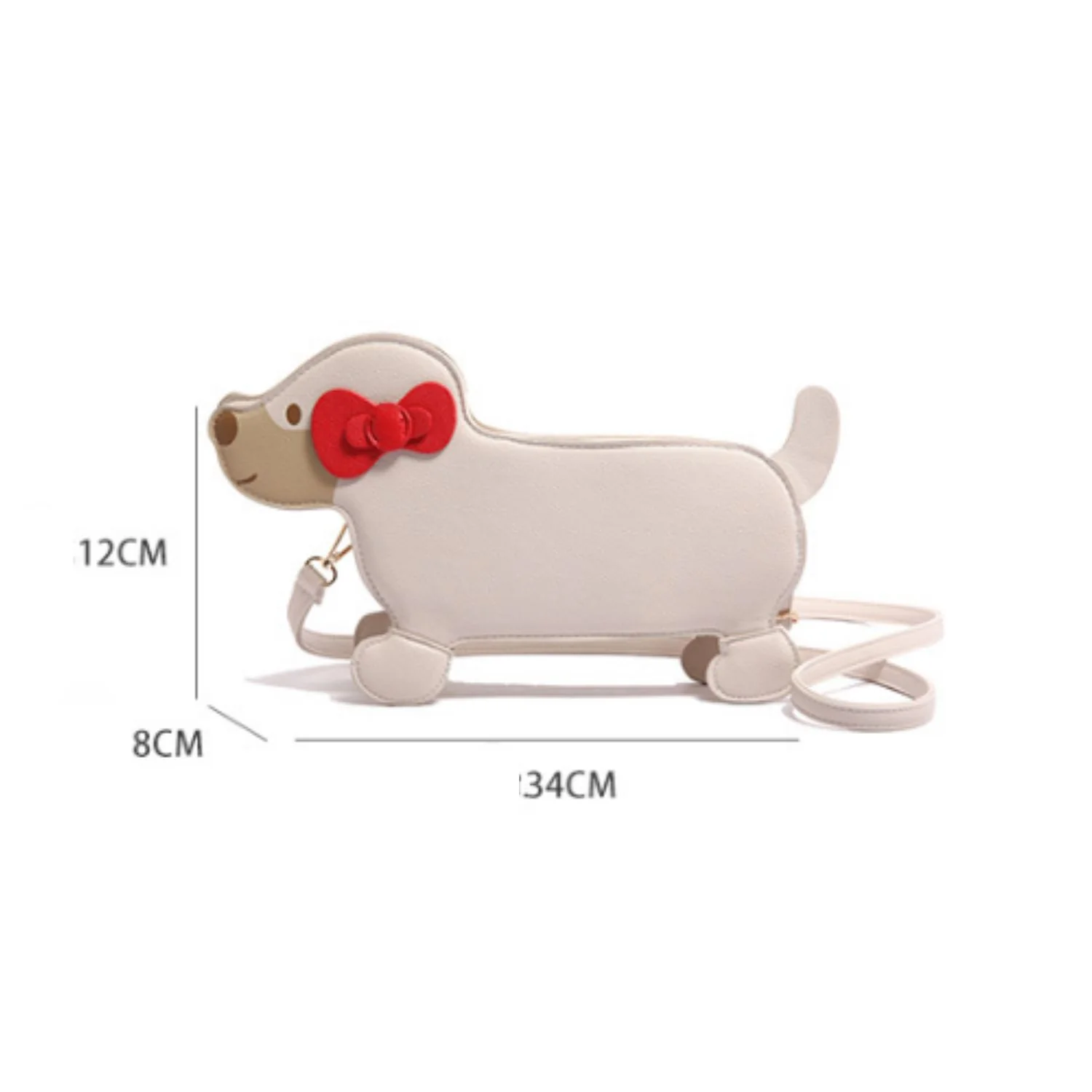 Dachshund Leather Handbag – Cross-Border Cartoon Shoulder Bag for Travel - Image 19