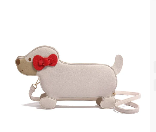 Dachshund Leather Handbag – Cross-Border Cartoon Shoulder Bag for Travel - Image 8