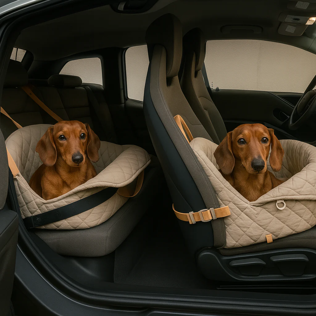 DoxieQuilt Dachshund Luxe Carrier – Quilted Comfort Secure Travel Bag - Image 10