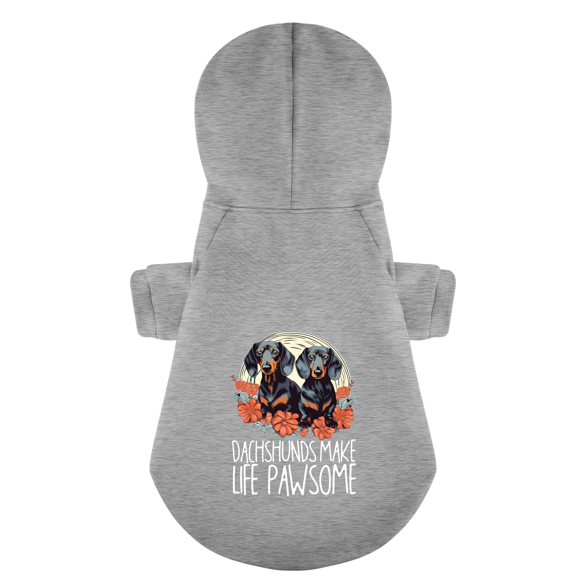 Dachshund Make Life Pawsome - Personalized Dachshund Hoodies with Funny Quotes – Stylish, Cozy, and Premium 100% Cotton - Image 8
