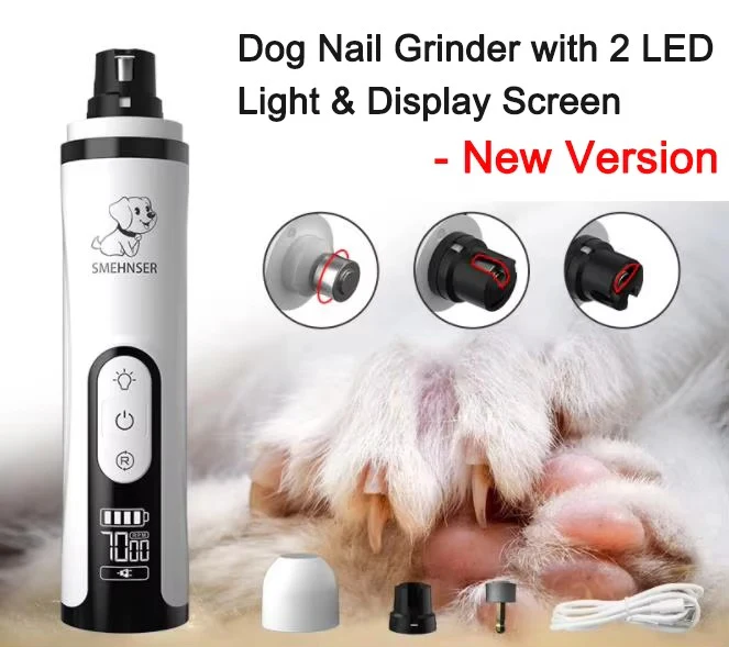 PawGleam™ Dachshund Nail Trimmer – 2 LED Lights & LCD Display Rechargeable Dog Nail Trimmer - Image 3
