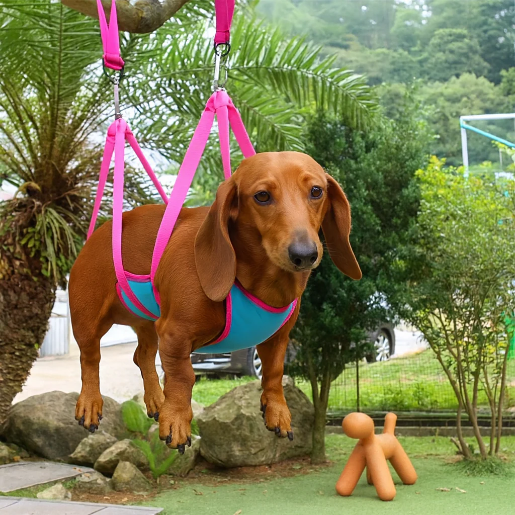 PawLift™ Dachshund Nail Trimming Hammock – Safe Grooming Dog Restraint Bag - Image 5