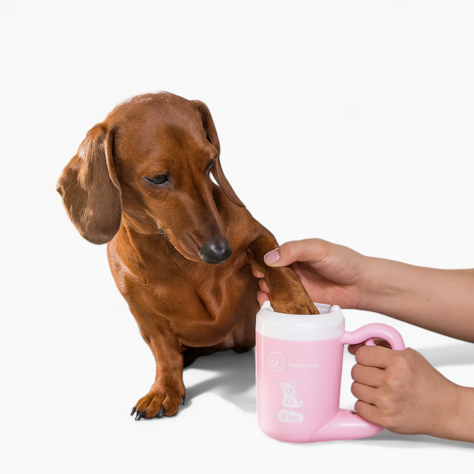 PawBuddy Dachshund Paw Cleaner – Soft Silicone Dog Paw Washer