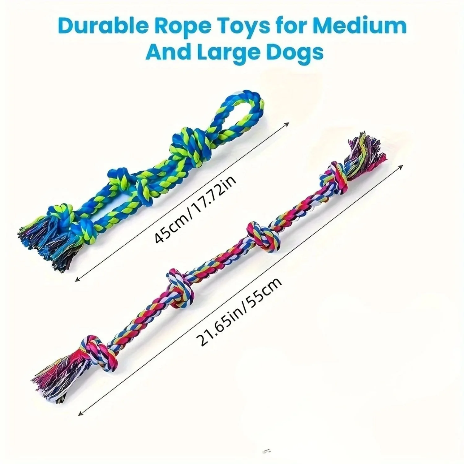 Dachshund Rope Chew Toy – Heavy-Duty Knot Chew Toy for Dogs - Image 7