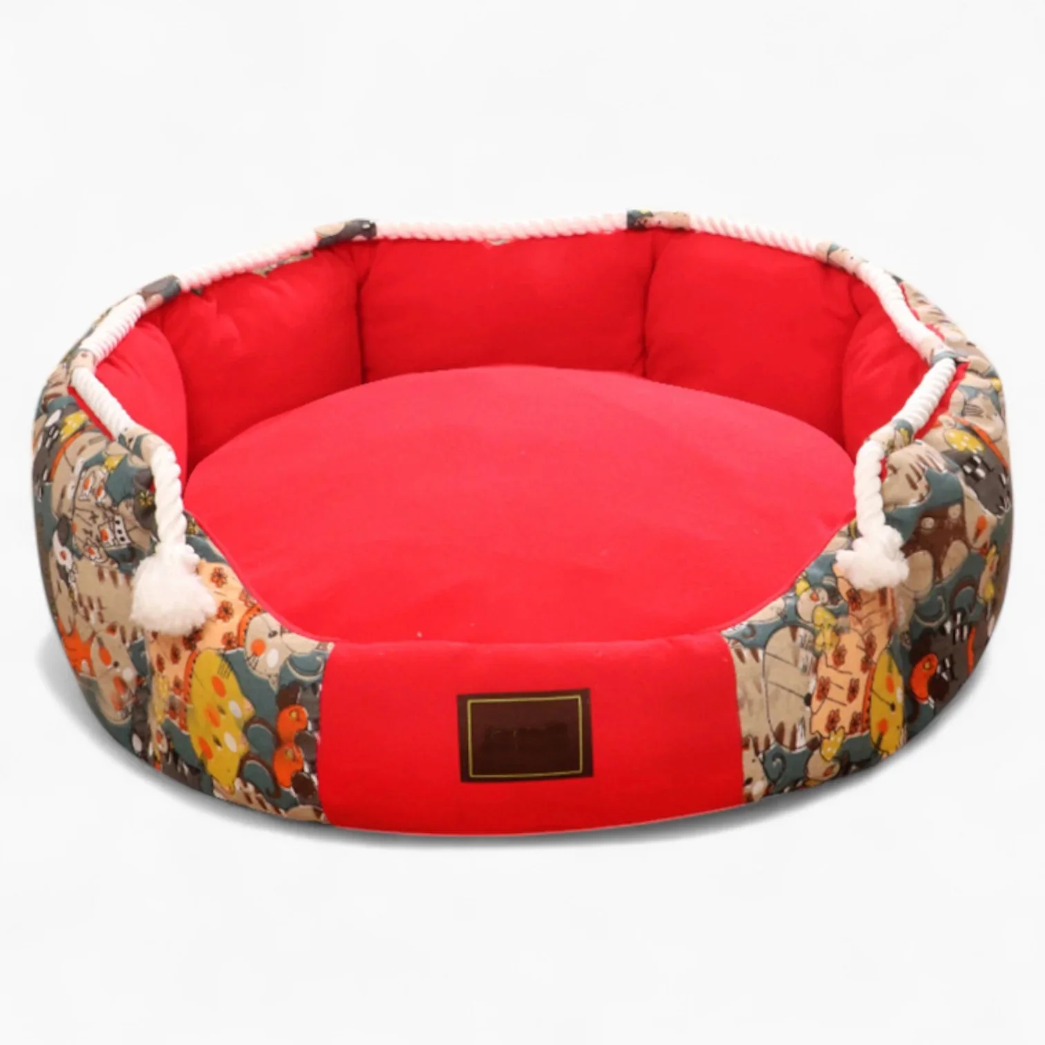 CozyPaw Dachshund Round Bed – Warm Winter Comfy Dog Bed - Image 6