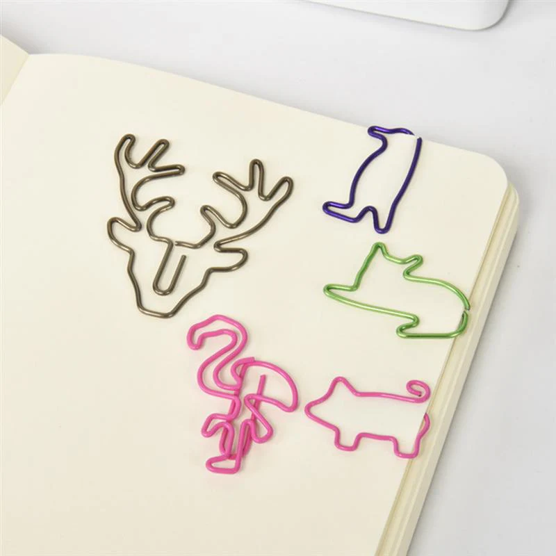 Dachshund Shaped Golden Paper Clips 1 Pack - Image 12