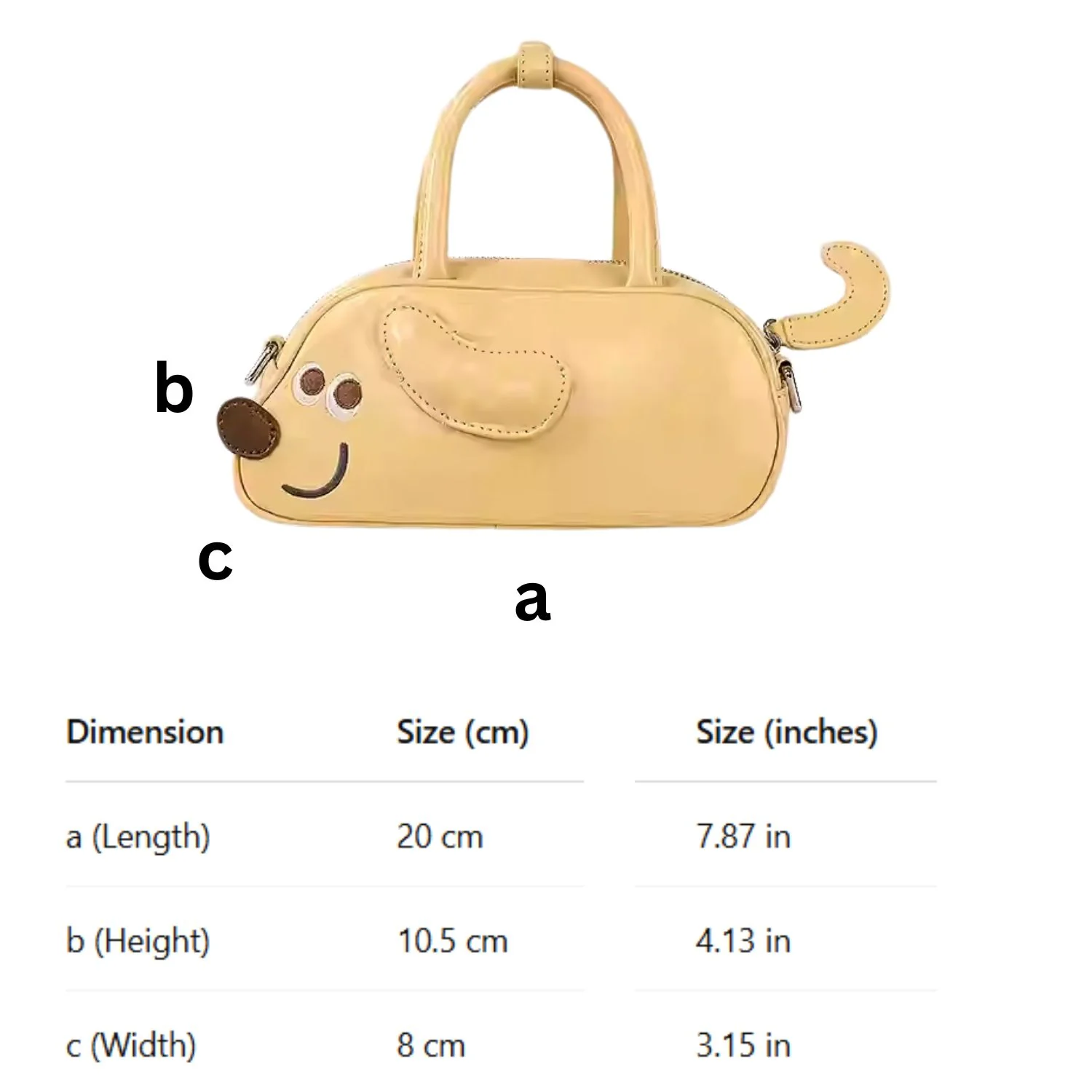 PupPurse Novelty Dachshund Shaped Bag – Cute Leather Handbag for Dog Fans - Image 5