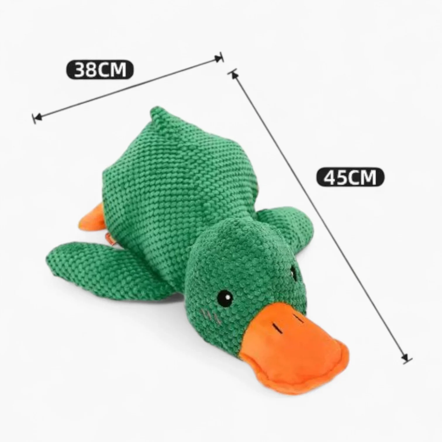 DuckPaw Dachshund Sleeping Toy – Quacky Chew Snuggle Sound Plush Toy - Image 2
