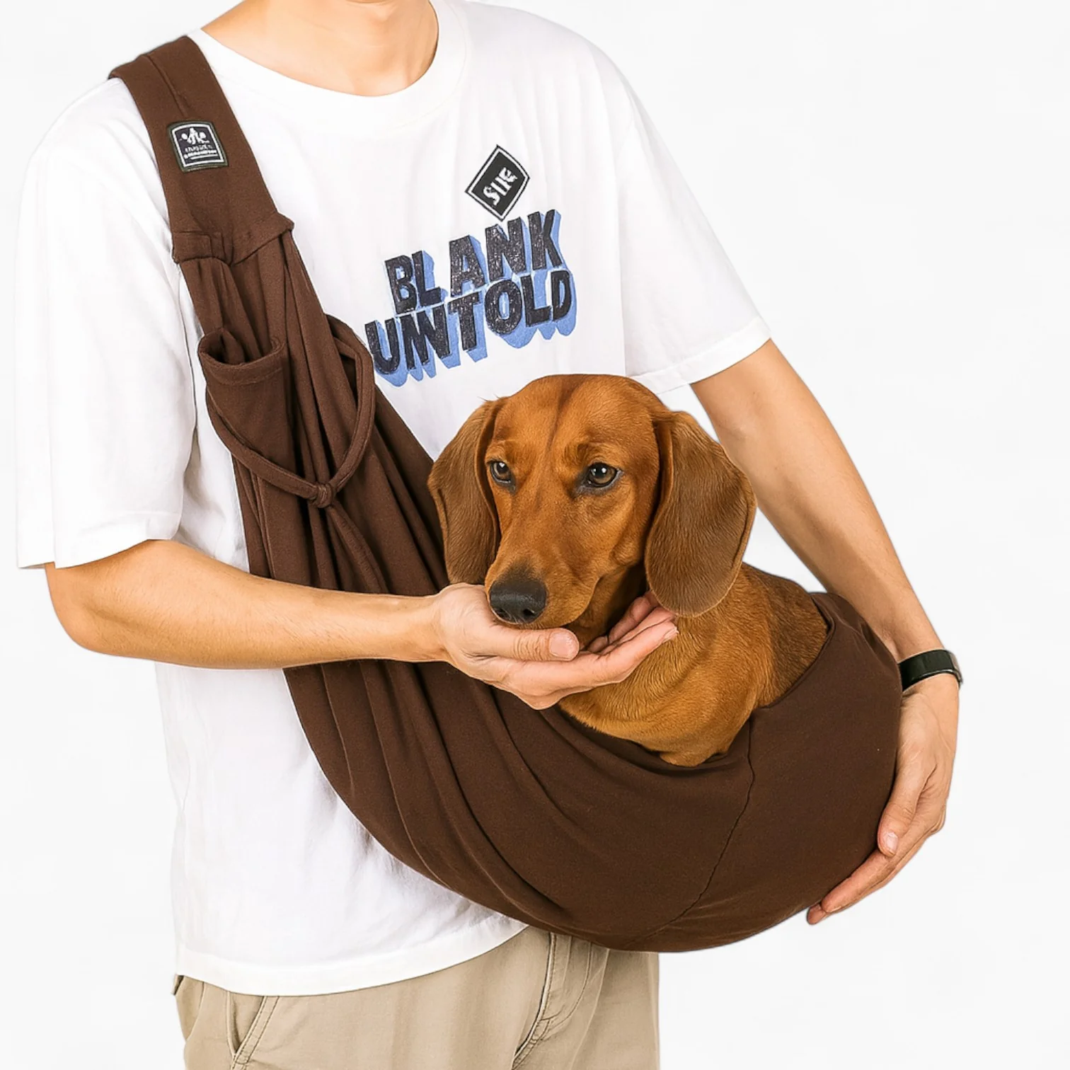 DachCarry Dachshund Sling Bag – Comfortable Secure Dog Travel Carrier - Image 6