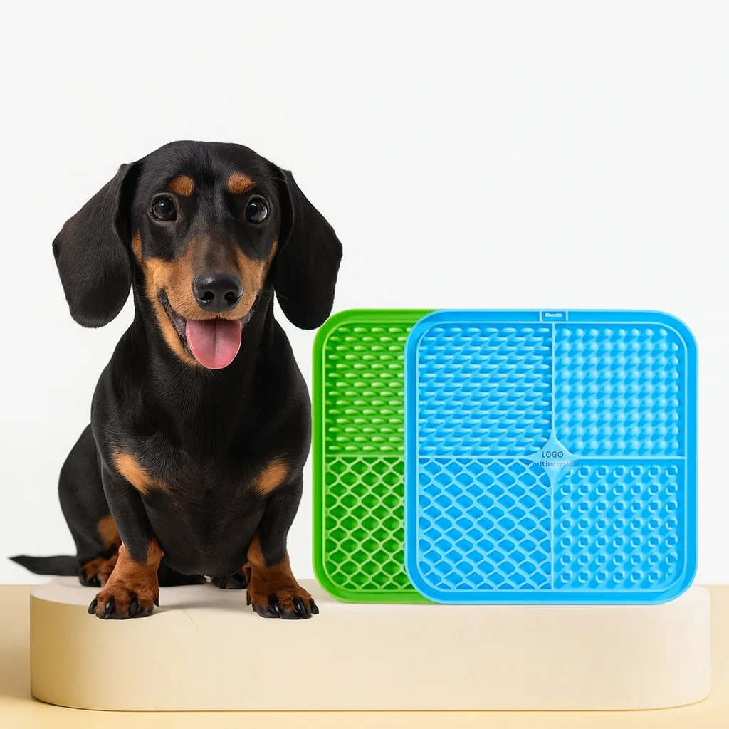 Loofie Dachshund Slow Feeder – Anti-Choking Silicone Dog Lick Mat - Image 10