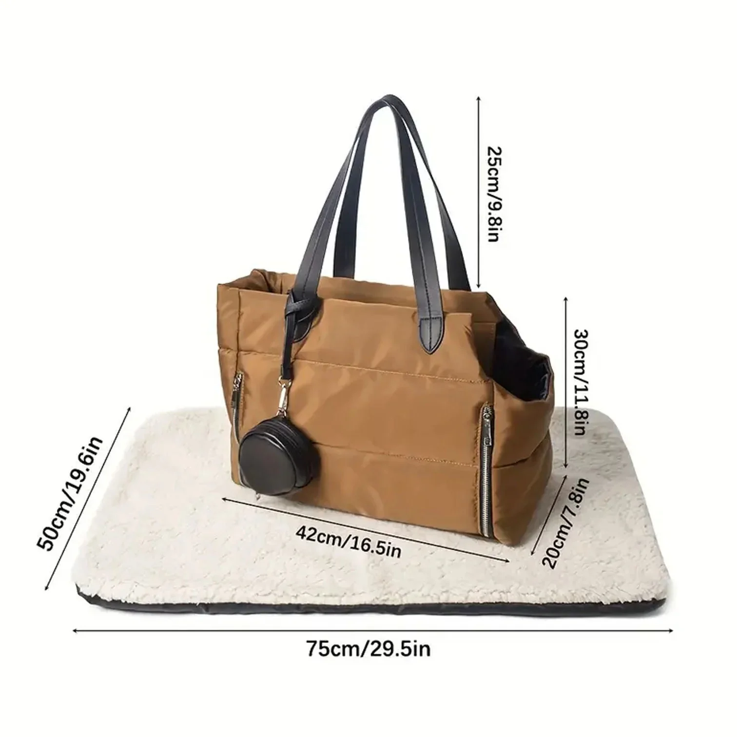 DoxieTote Dachshund Soft-Sided Carrier – Detachable Shoulder Strap Travel Bag - Image 7