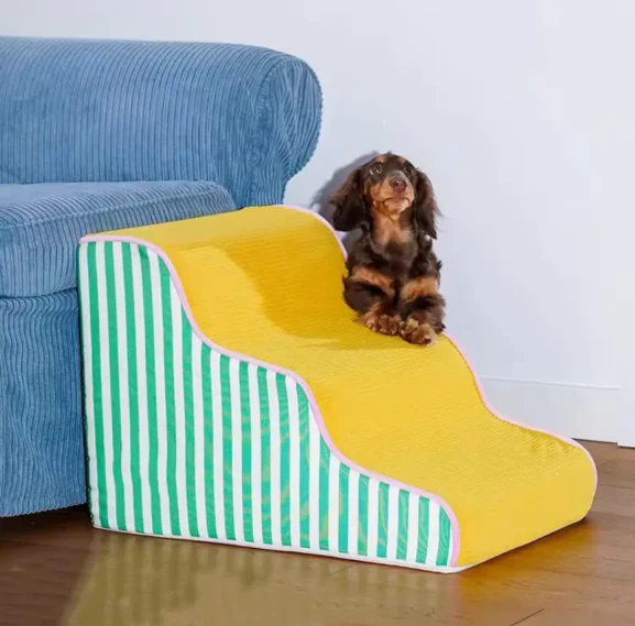 Dachshund Stairs – Soft Sponge Detachable Bed Ladder for Safe Climbing - Image 2