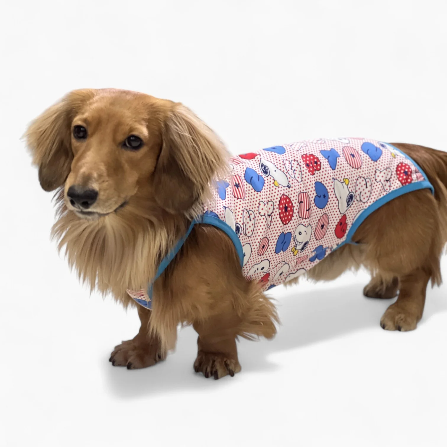 ComfiTail Dachshund Summer Camisole – Soft High-Elastic Cotton Outfit