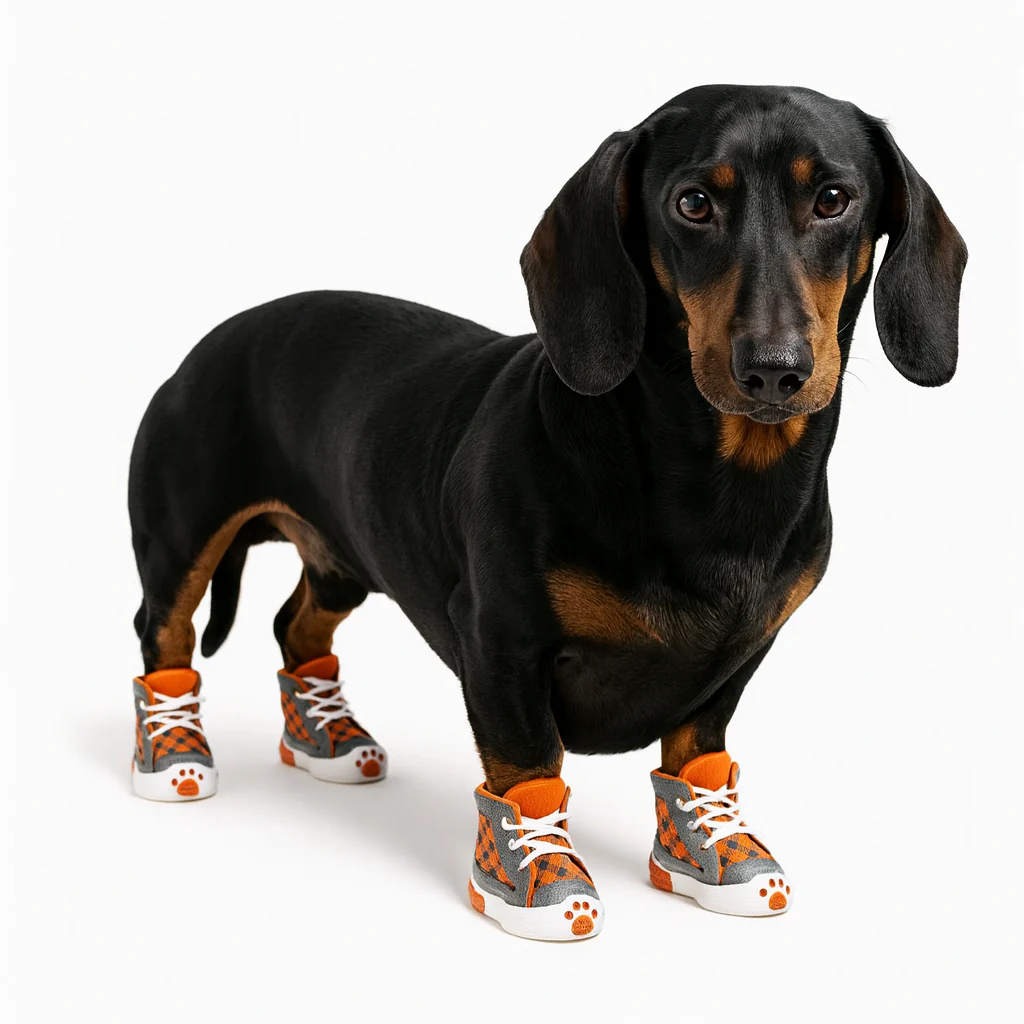 PawKick Dachshund Summer Sneakers – Soft Breathable Sporty Mesh Dog Shoes - Image 2