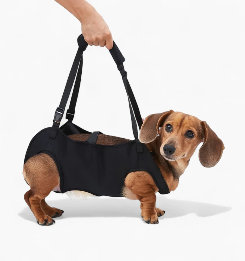 LiftEase Dachshund Support Harness – Rehabilitation Mobility Aid for Dog
