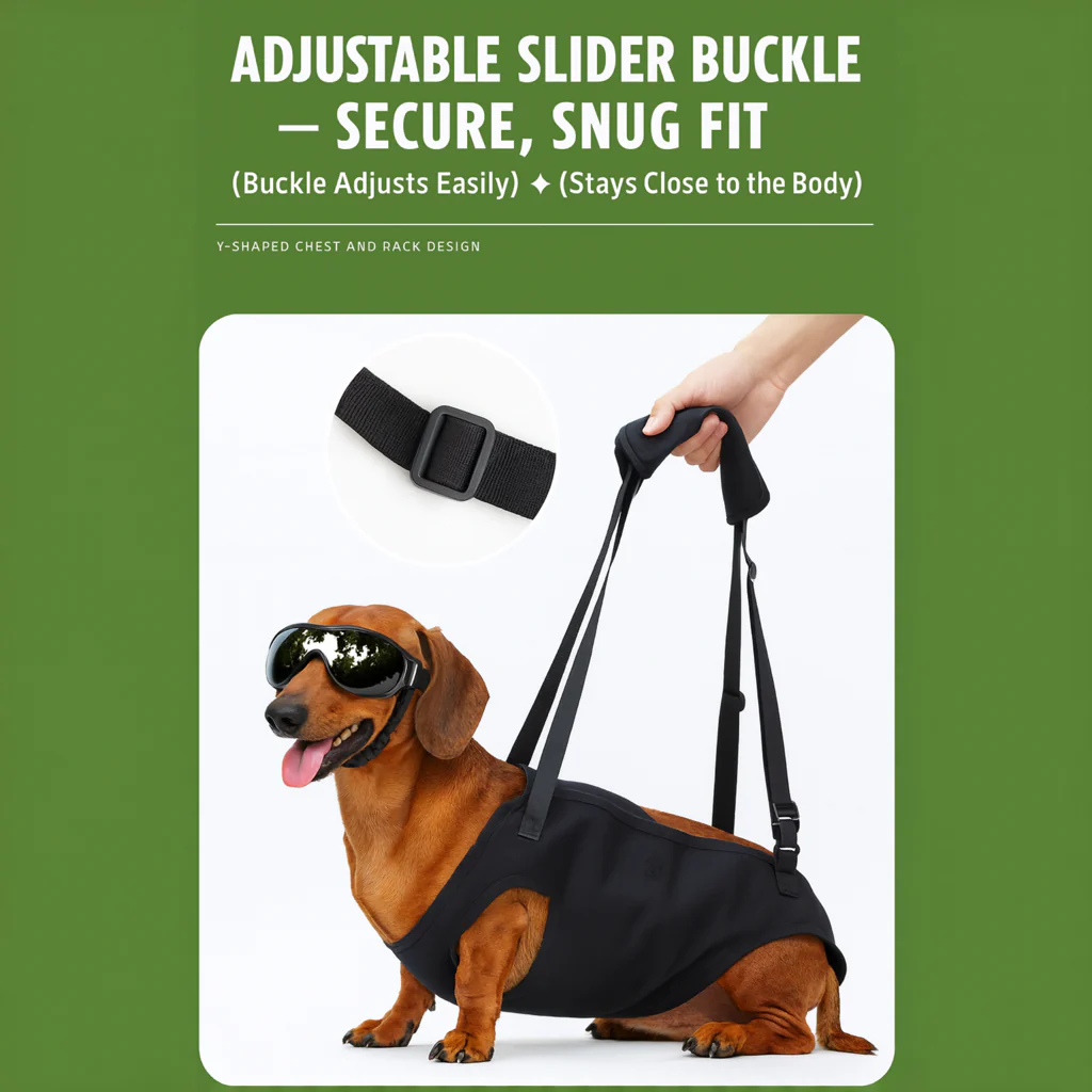 LiftEase Dachshund Support Harness – Rehabilitation Mobility Aid for Dog - Image 11