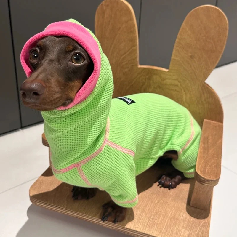 PawVibe Dachshund Pajama – Breathable 4-Legged Overall Dog Clothe - Image 5