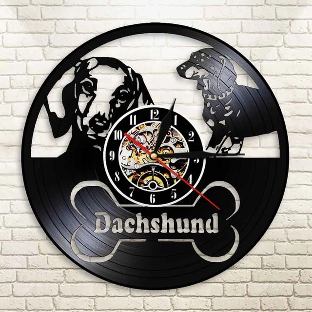 Dachshund Wall Clock with LED and Remote Control - Image 13