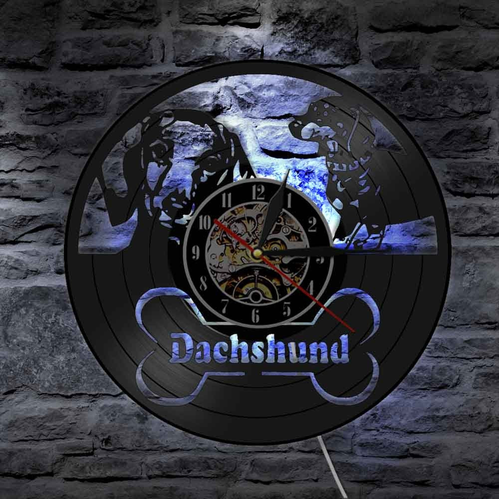 Dachshund Wall Clock with LED and Remote Control - Image 19