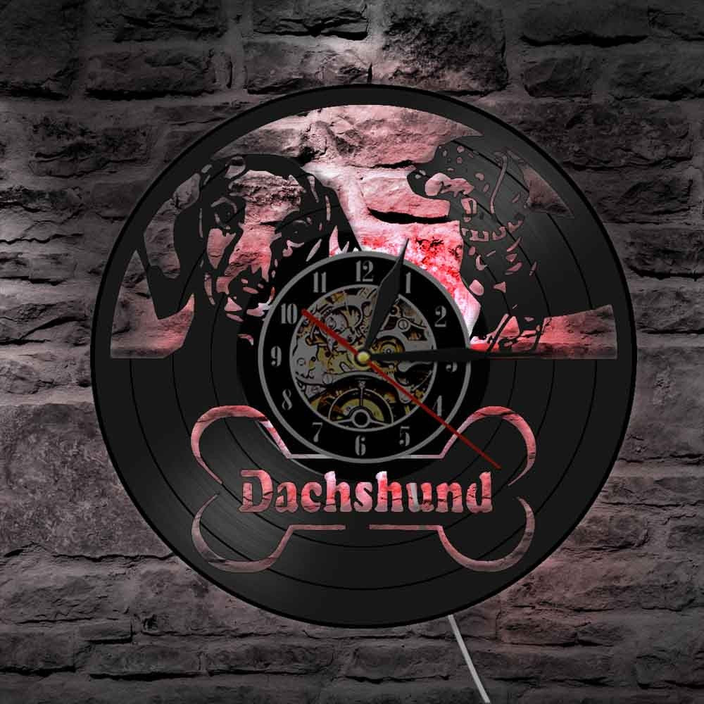 Dachshund Wall Clock with LED and Remote Control - Image 21