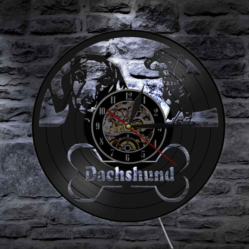 Dachshund Wall Clock with LED and Remote Control - Image 22
