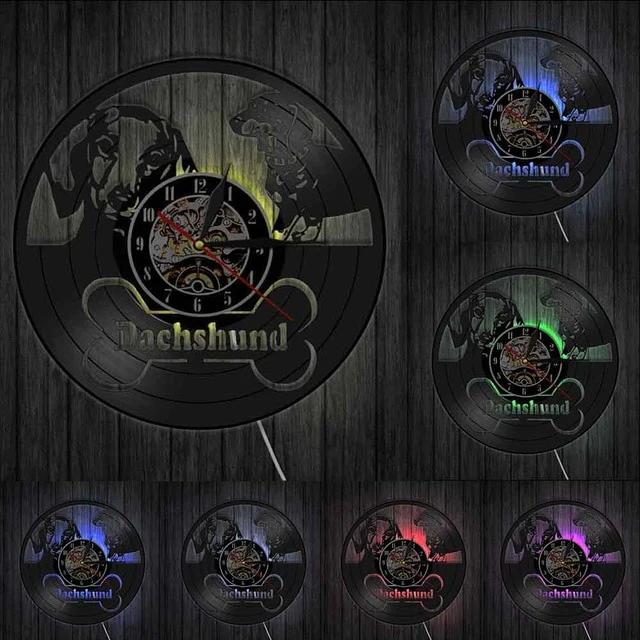 Dachshund Wall Clock with LED and Remote Control - Image 4