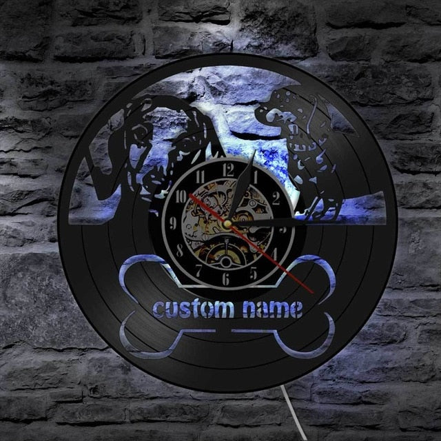 Dachshund Wall Clock with LED and Remote Control - Image 5