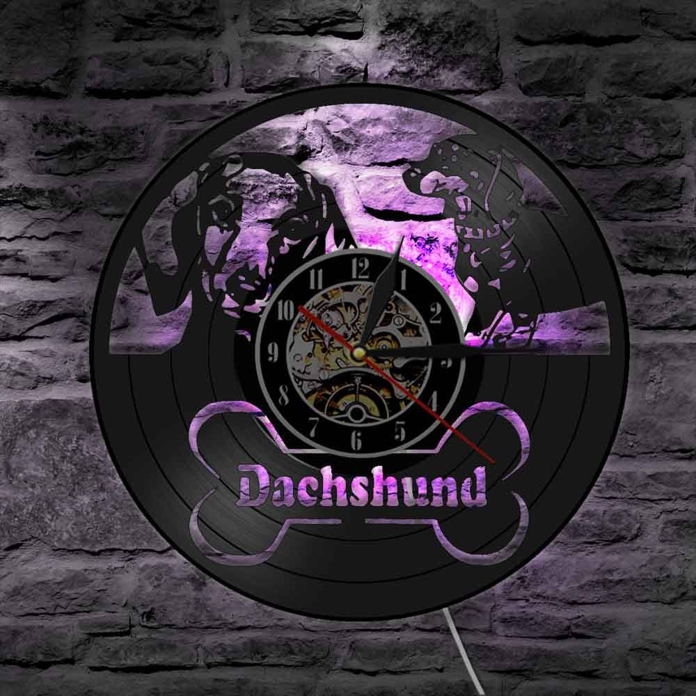 Dachshund Wall Clock with LED and Remote Control - Image 8