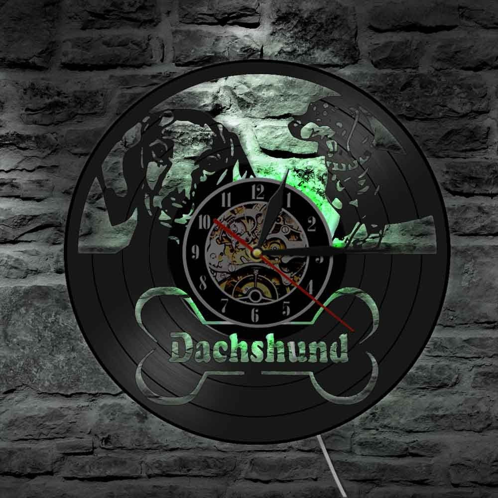 Dachshund Wall Clock with LED and Remote Control - Image 9