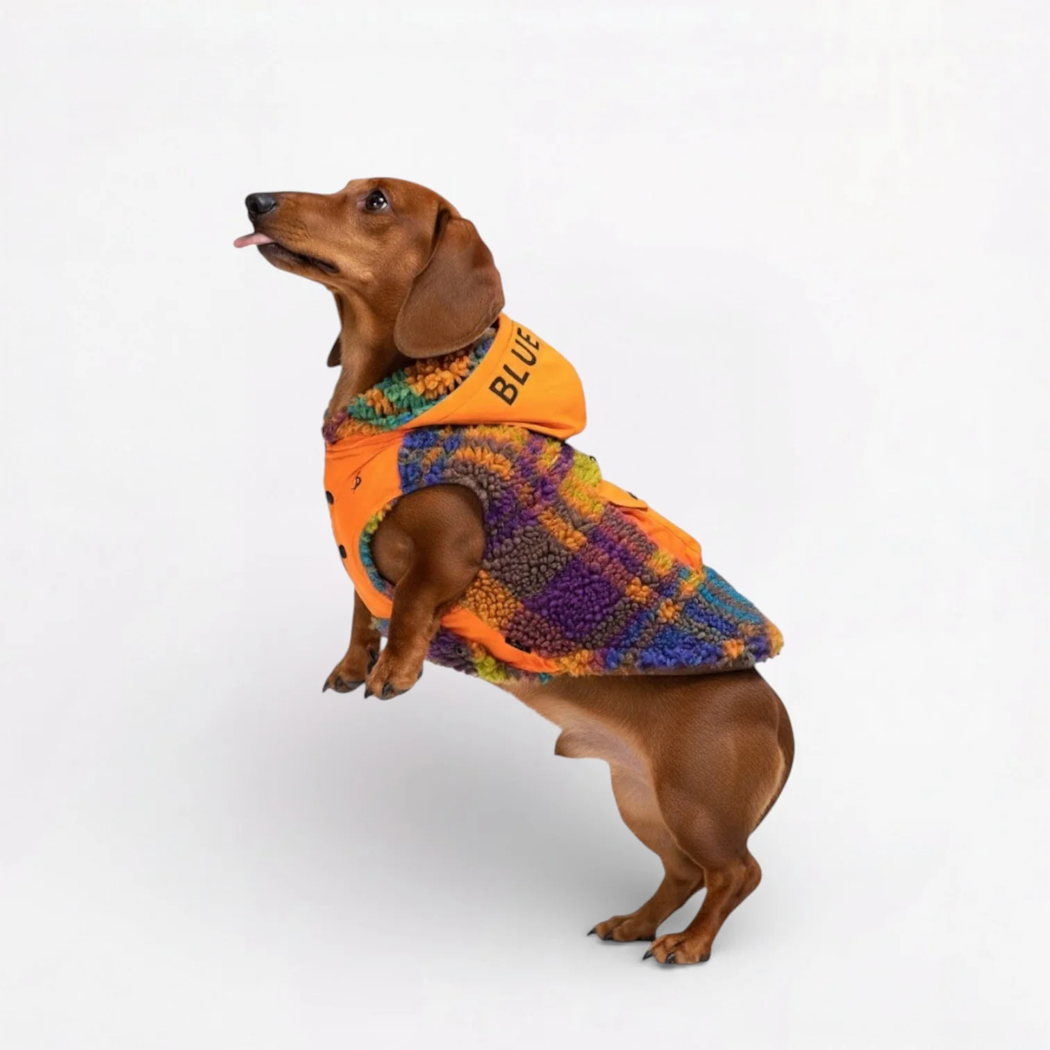 Snugsy Dachshund Warm Vest – Thick Cotton Winter Jacket with Hood - Image 9