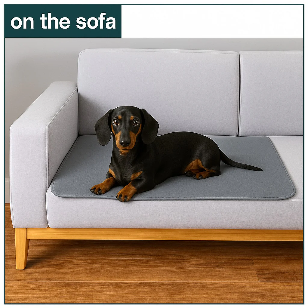 Dachshund Urine Mat– Soft Absorbent Washable Mat - Image 2