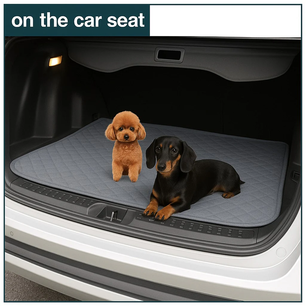 Dachshund Urine Mat– Soft Absorbent Washable Mat - Image 4