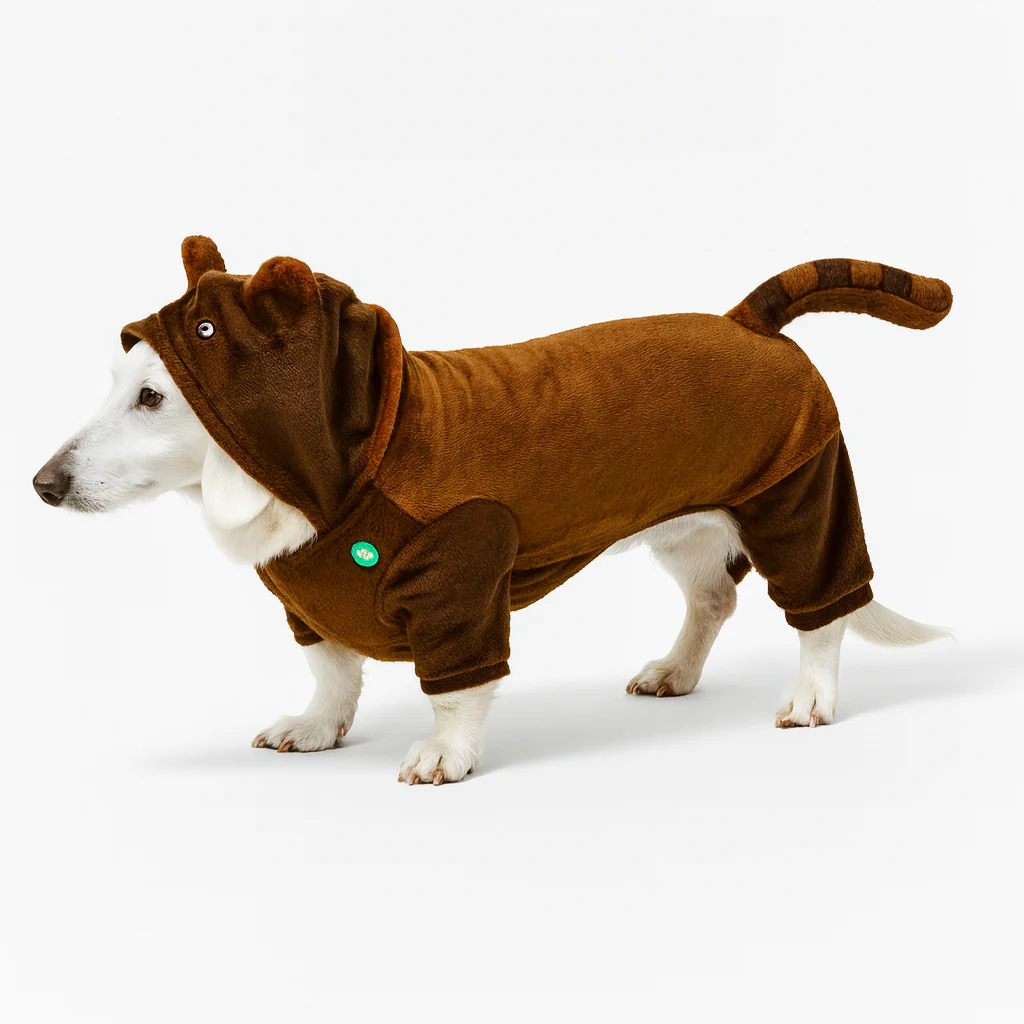 DoxiCudd Dachshund Winter Jumpsuit – Cozy Breathable Dog Costume Hoodie - Image 2