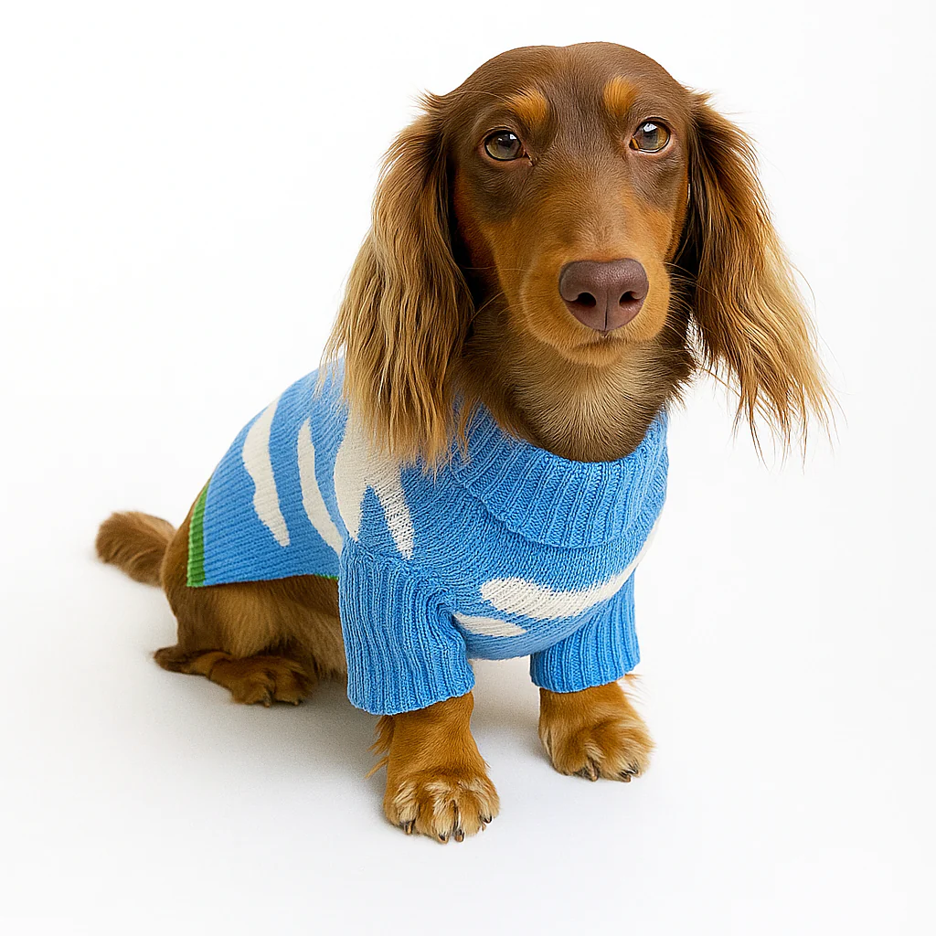 Dachshund Wool Sweater – Stylish Warm Winter Knitwear - Image 3