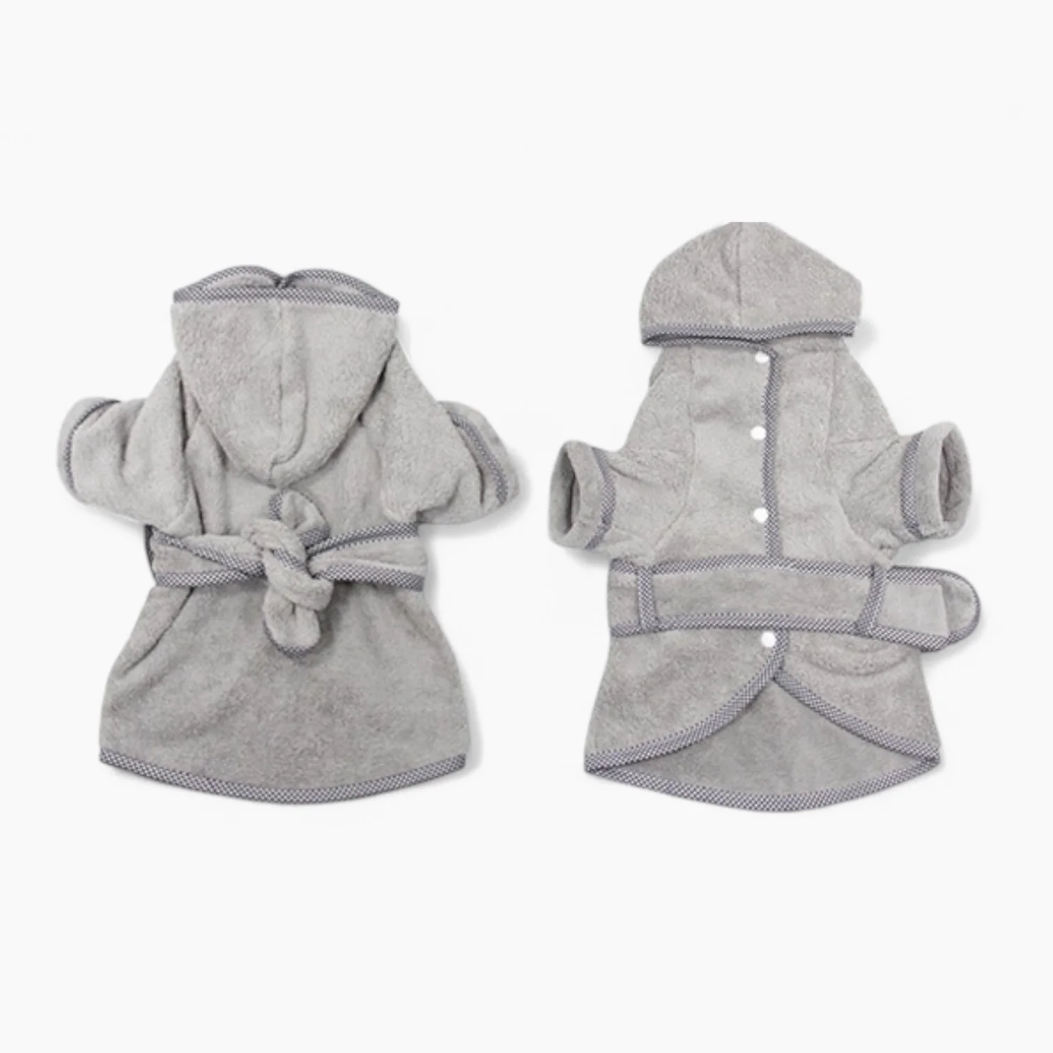 PawLoom Dachshund Wrap Bathrobe – Absorbent Quick-Dry Dog Towel - Image 3