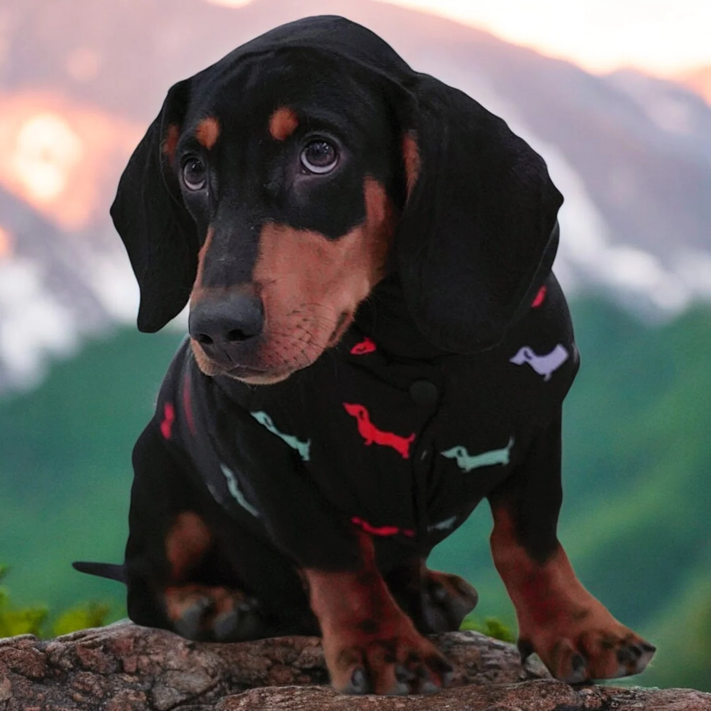 Dachshund Zipper Vest Windproof Winter Jacket - Image 18