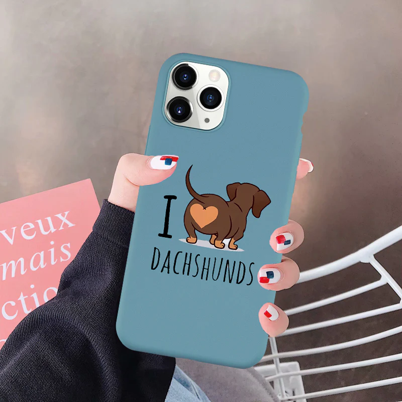 Dachshunds Phone Case For iPhone Soft Silicone Cover - Image 16