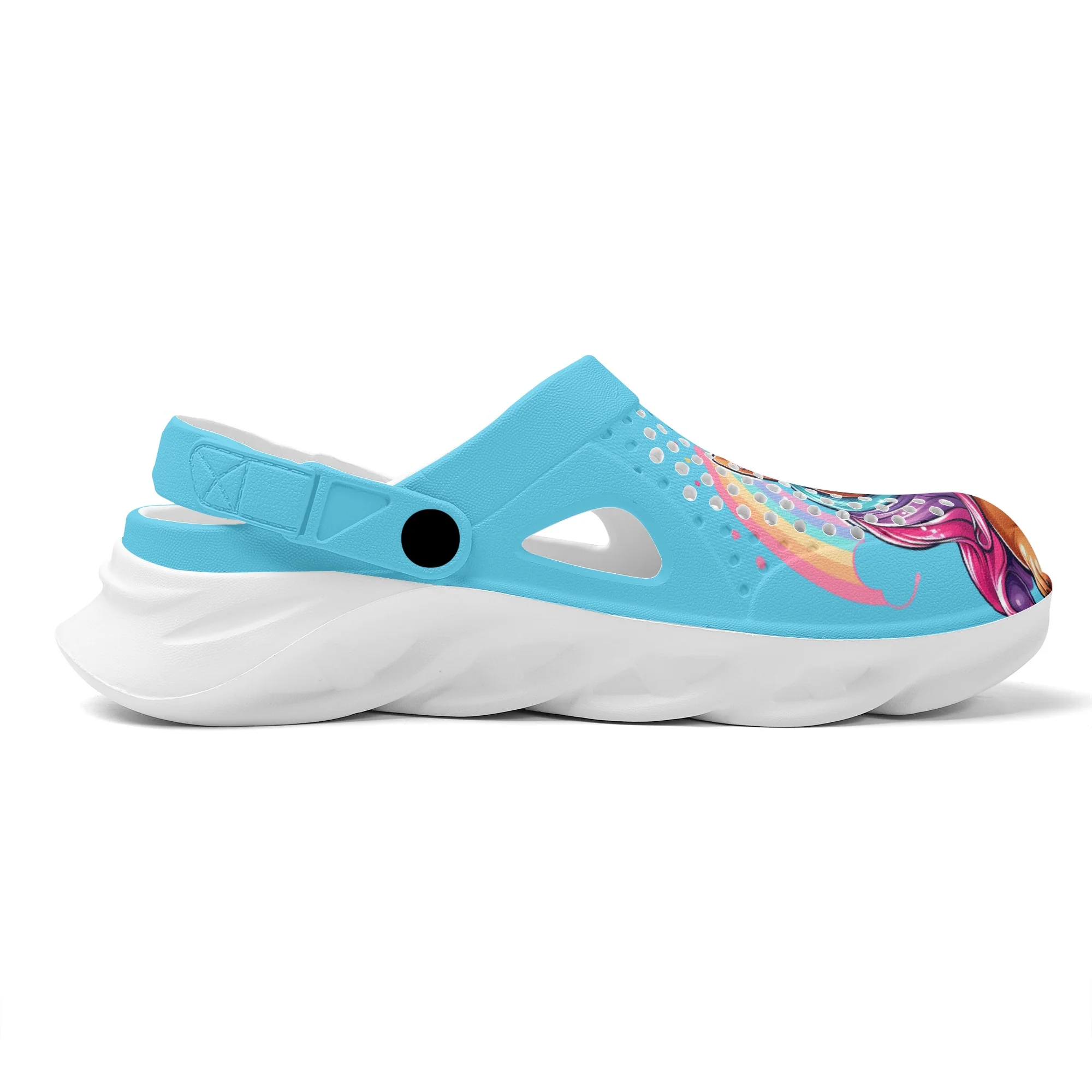 Dibby - Summer Hollow Out Clogs - Image 3