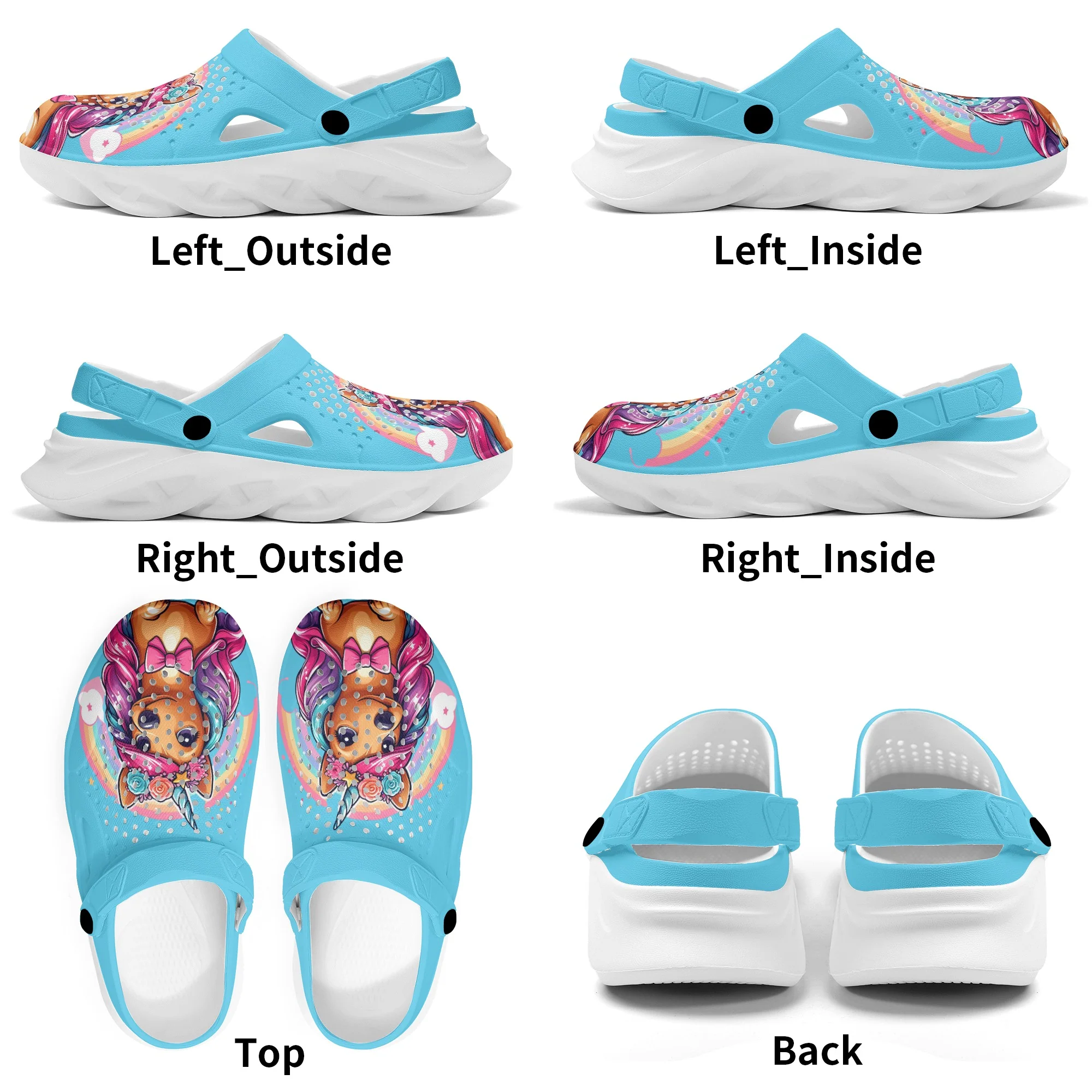 Dibby - Summer Hollow Out Clogs - Image 8