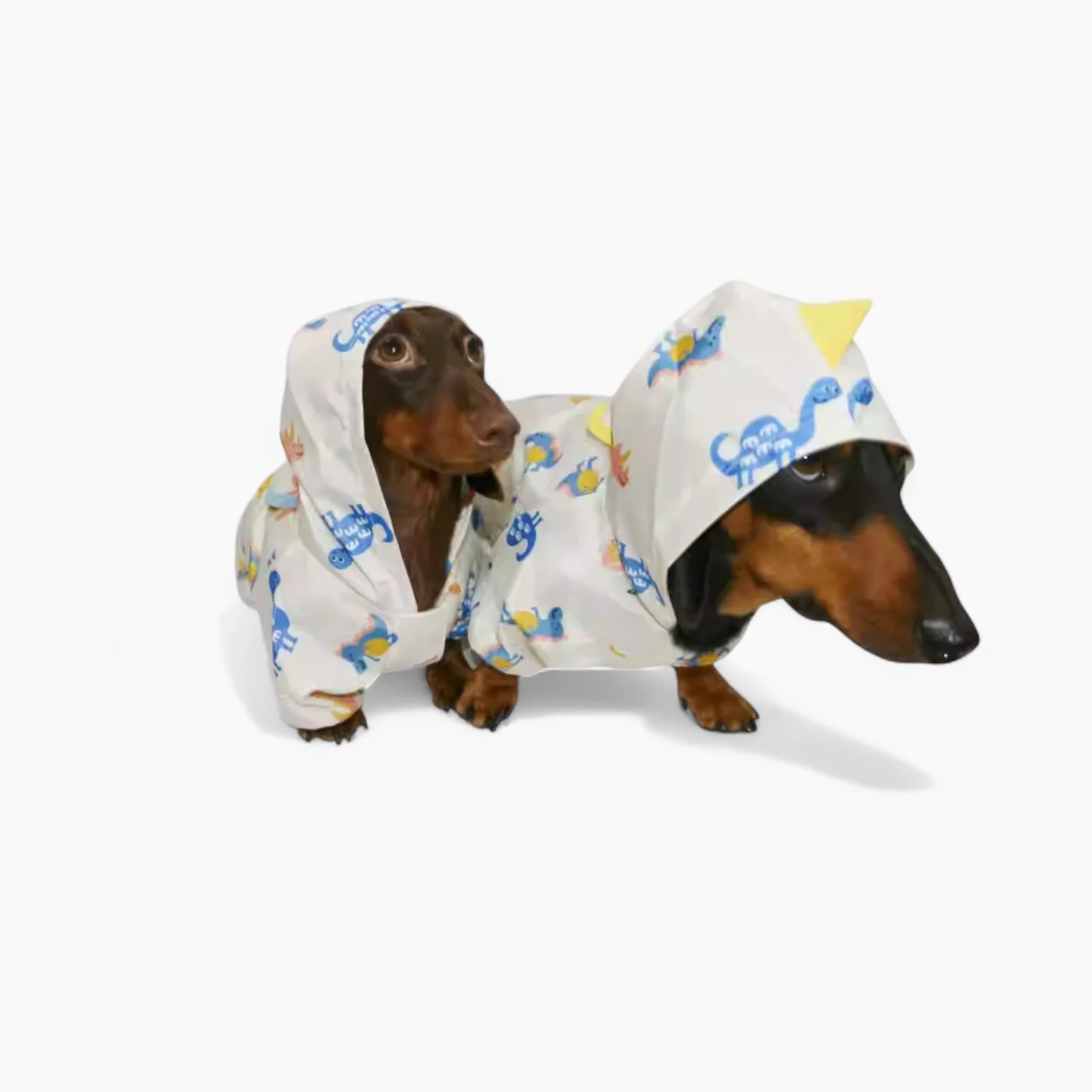 DinoShield Dachshund Raincoat – Fun Splash-proof Dinosaur-Print Dog Jacket - Image 5
