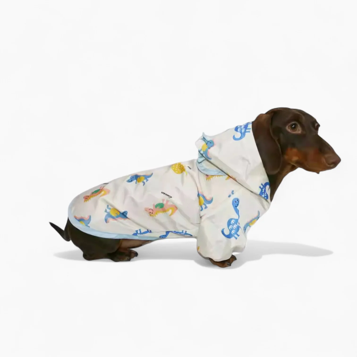 DinoShield Dachshund Raincoat – Fun Splash-proof Dinosaur-Print Dog Jacket - Image 7