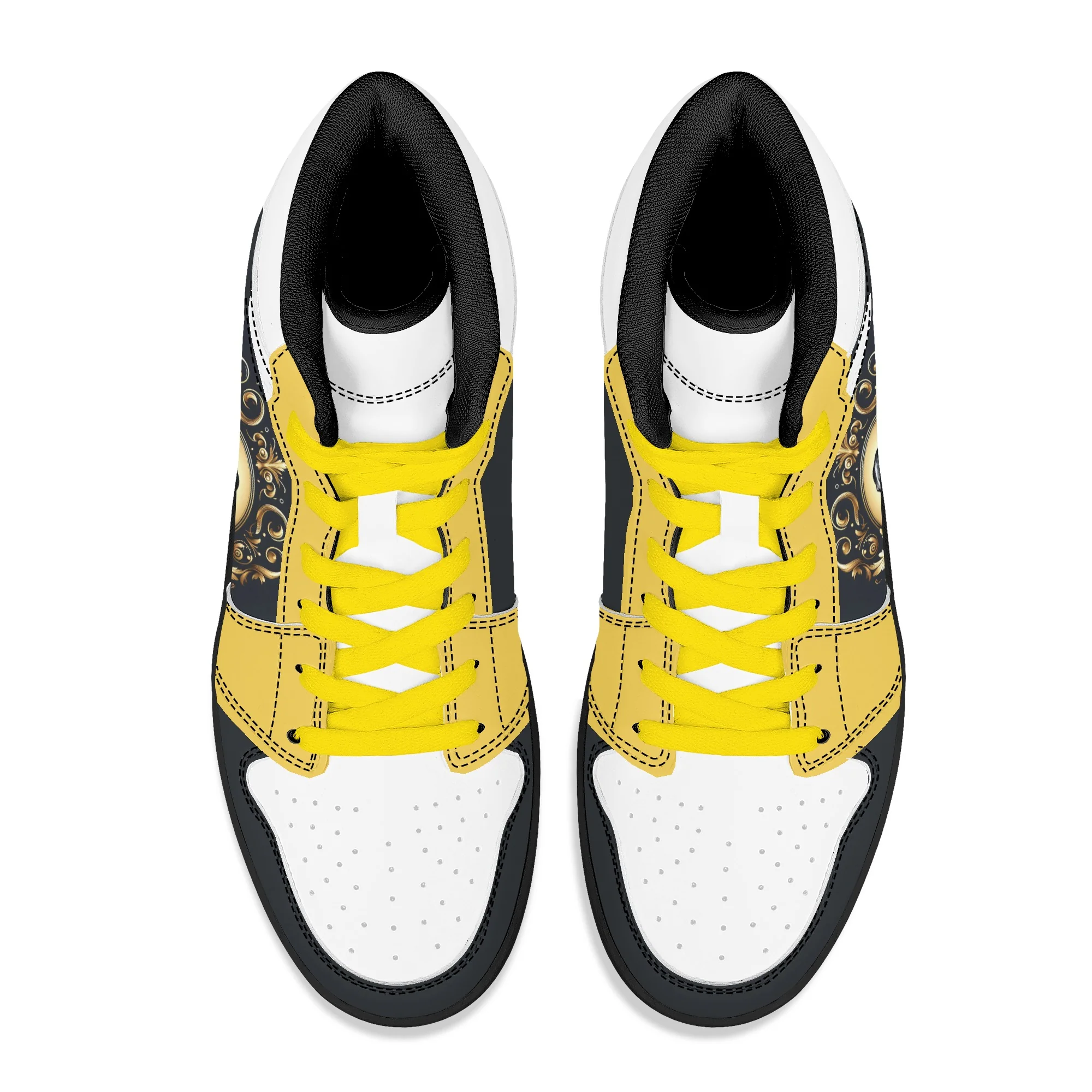 Dixon - High Top Leather Sneakers - Image 6
