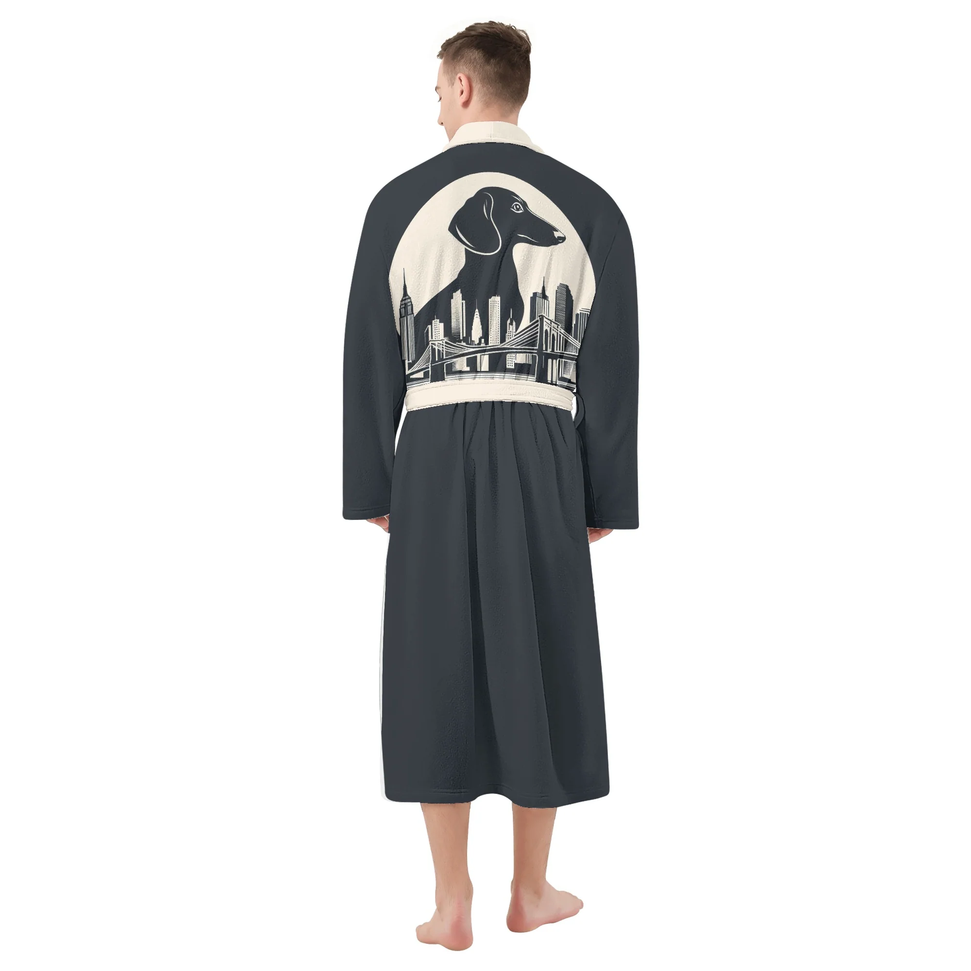 Dixon - Men Bathrobe - Image 5